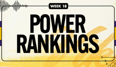2025 NFL Power Rankings Week 18