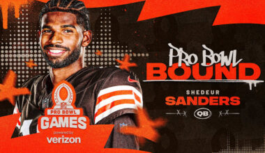 Browns QB Shedeur Sanders named to the Pro Bowl