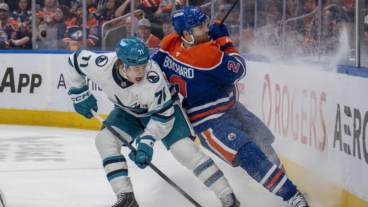 PROJECTED LINEUP: Oilers vs. Sharks