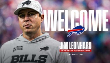 Bills hire former Buffalo safety Jim Leonhard as defensive coordinator