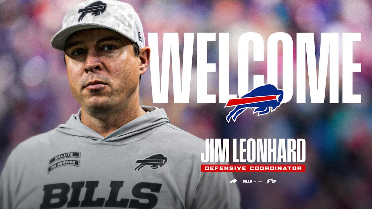 Bills hire former Buffalo safety Jim Leonhard as defensive coordinator