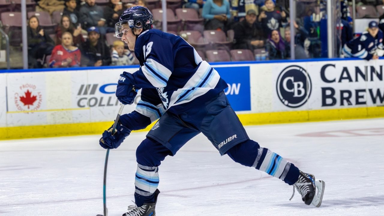Penticton Vees forward Jacob Kvasnicka. (Jack Murray/photo)