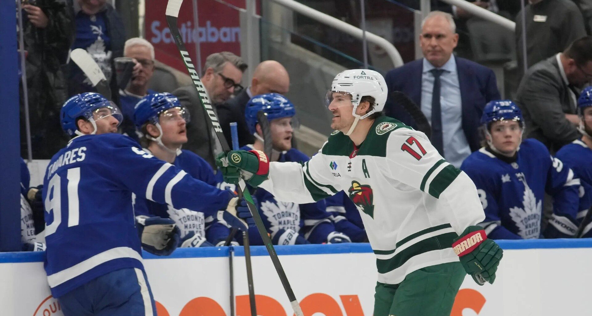 Fatigued Maple Leafs continue to struggle defensively in loss to Wild