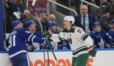Fatigued Maple Leafs continue to struggle defensively in loss to Wild