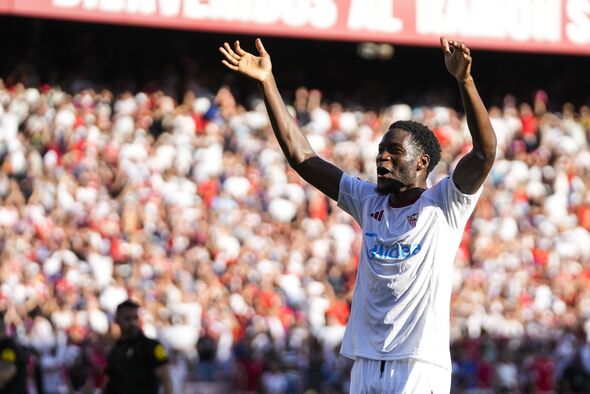 Agoume during Sevilla Fc V Fc Barcelona