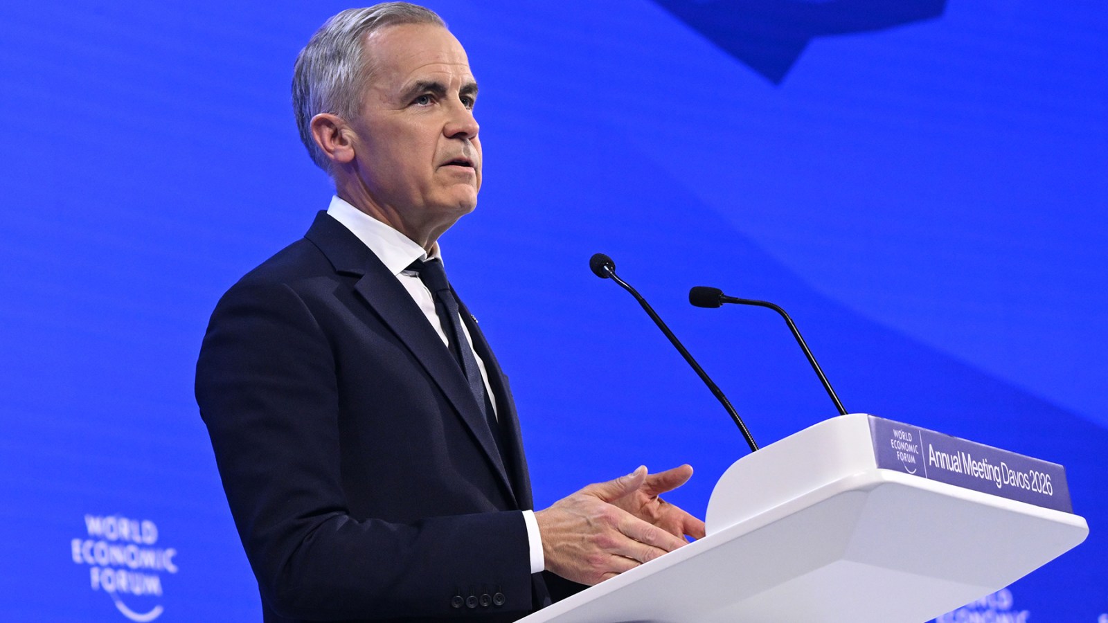 Mark Carney Criticizes Trump's Greenland Push During Davos Speech