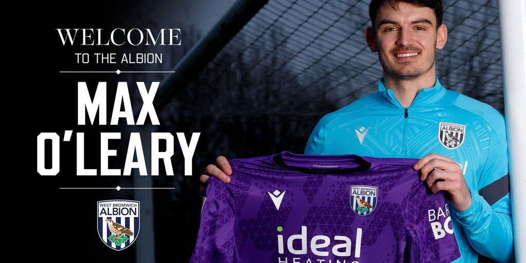 Albion sign goalkeeper Max O’Leary from Bristol City