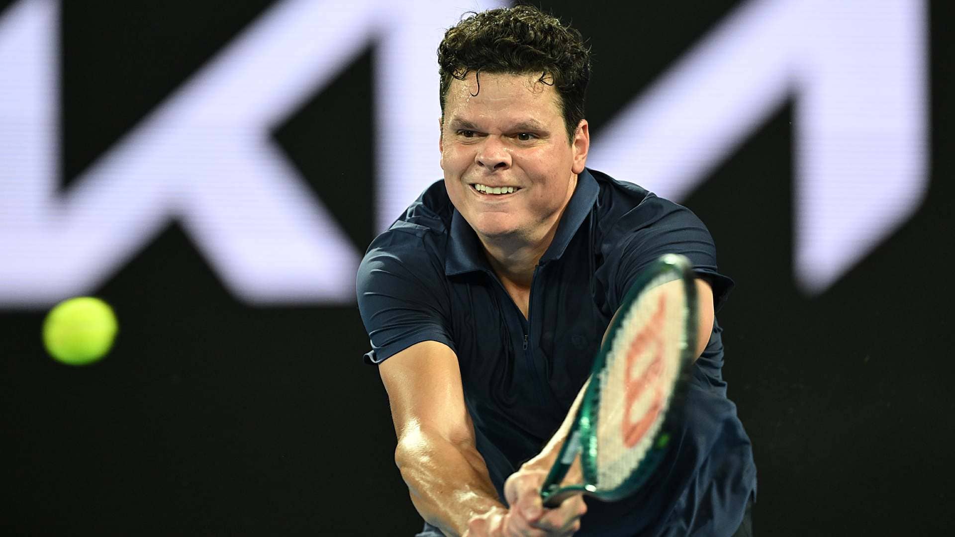 Milos Raonic at the 2024 Australian Open.