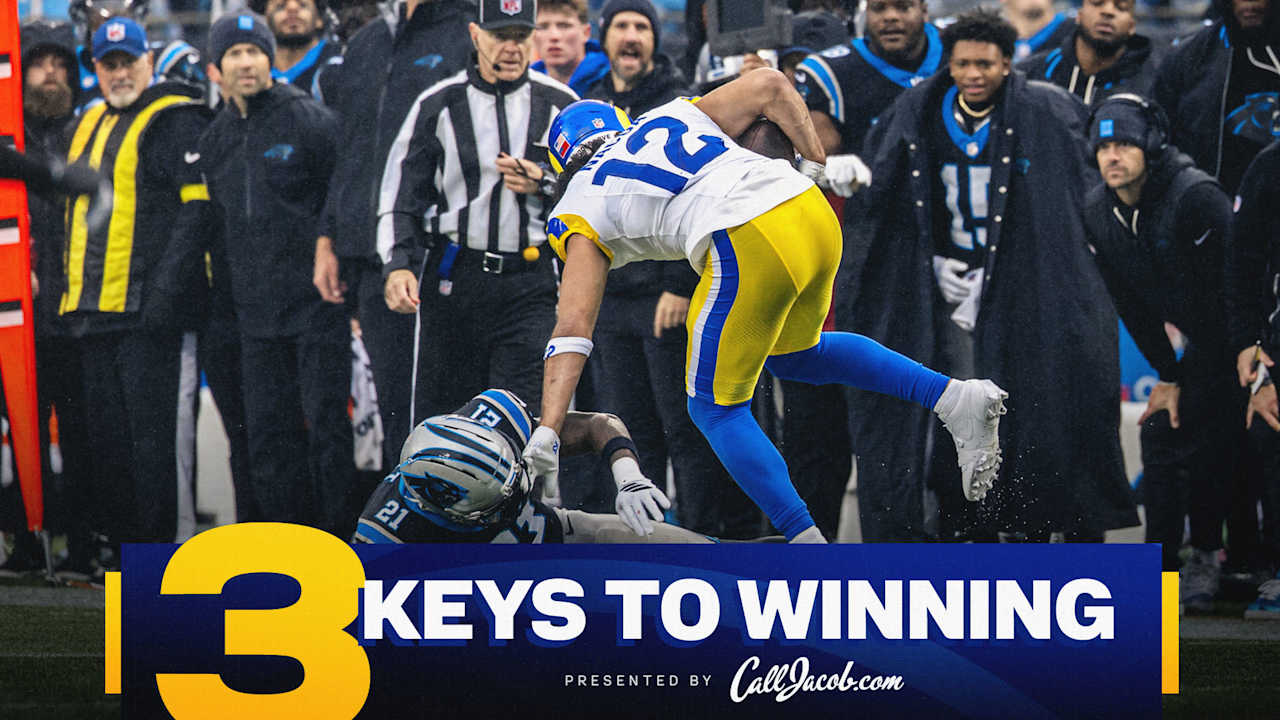 3 Keys to Winning for the Rams against the Panthers in the Wild Card round