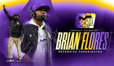 Vikings Sign Defensive Coordinator Brian Flores to Contract Extension
