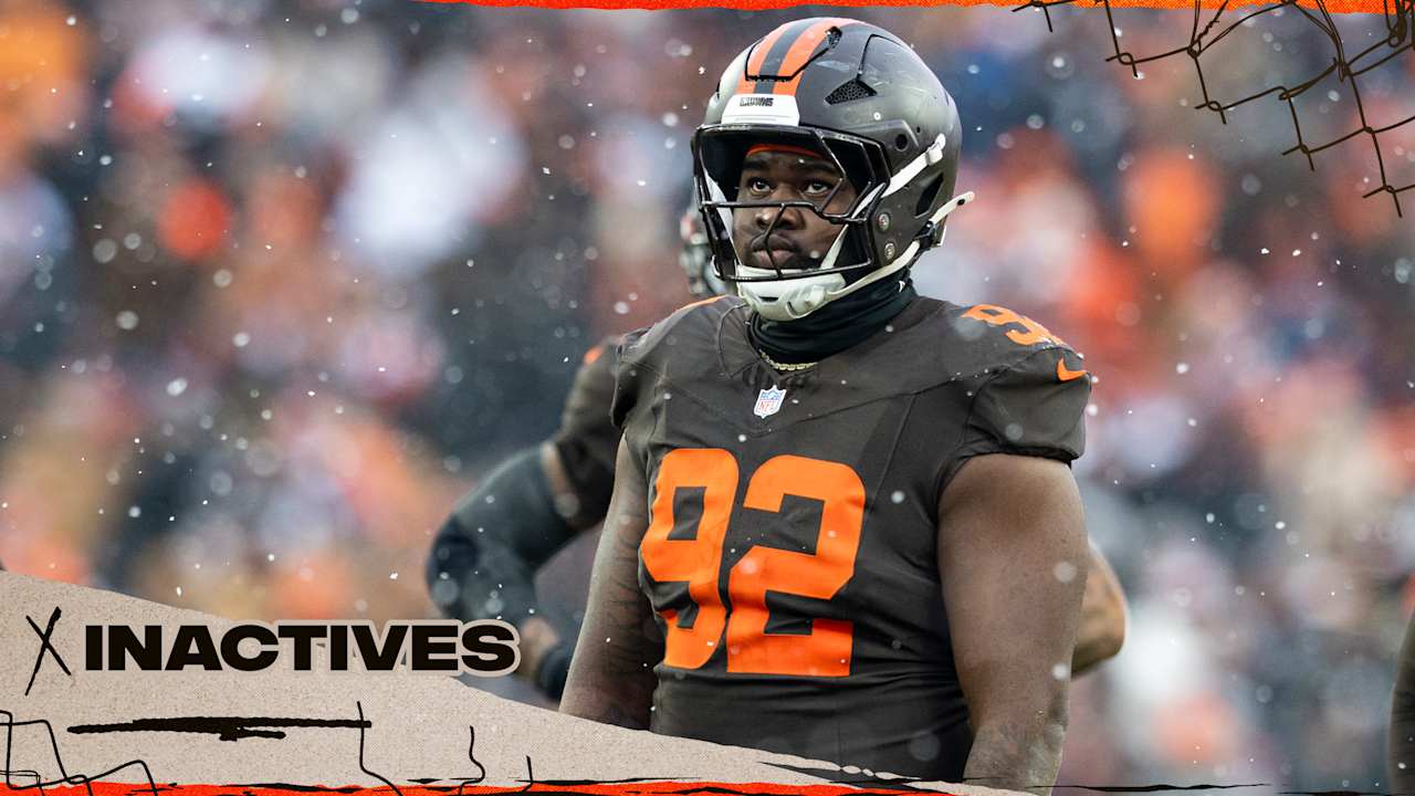 Browns announce inactives for Week 18 vs. the Bengals - Cleveland Browns