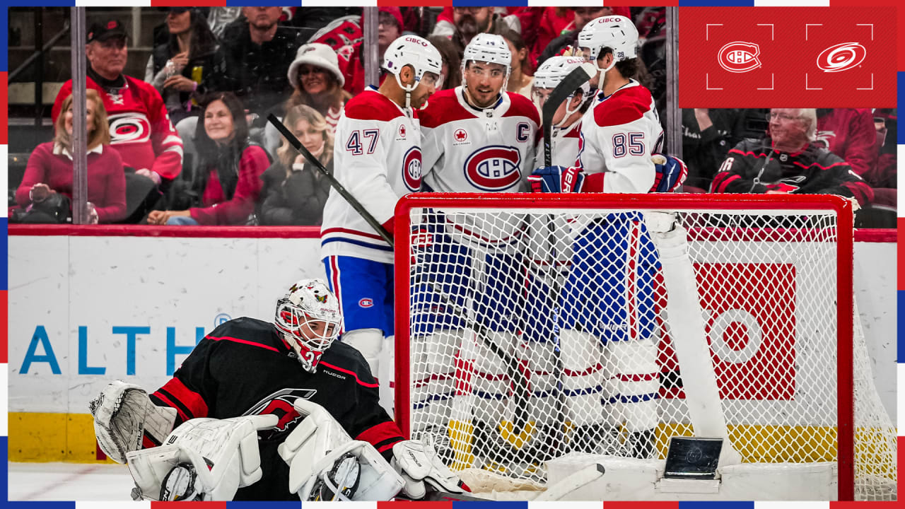MTL@CAR: Game recap  | Montréal Canadiens