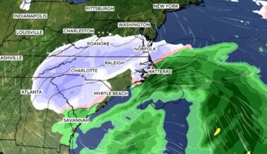 Severe cold persists as forecasters track another potential East Coast storm
