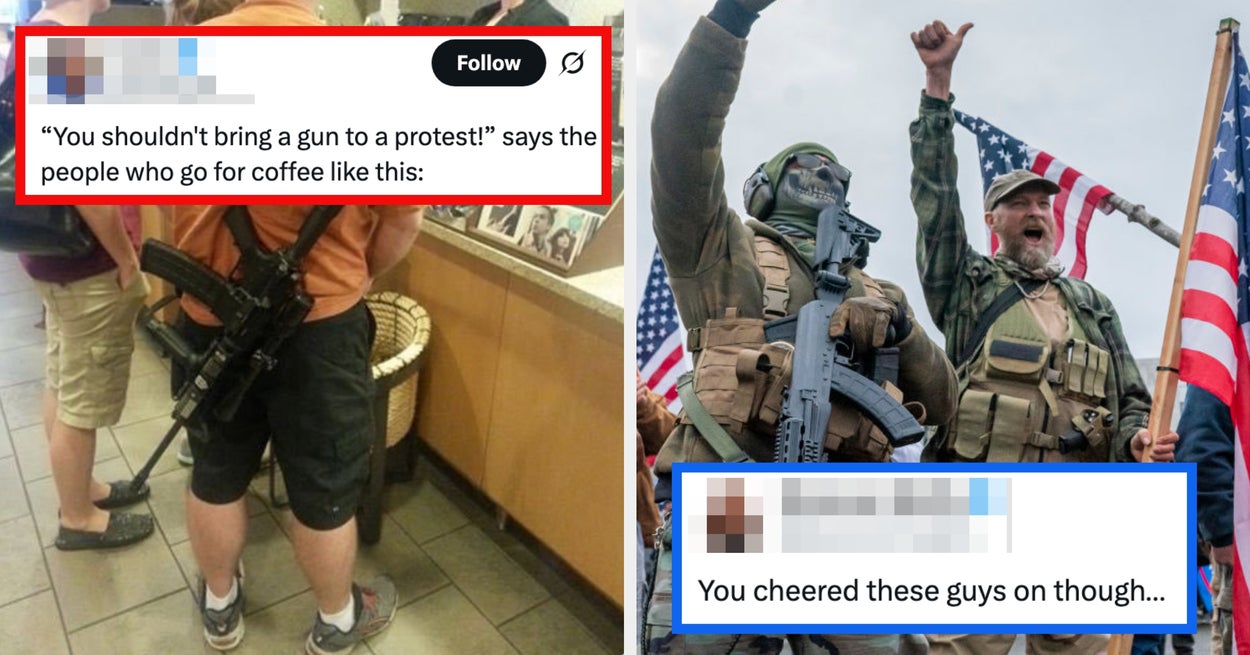 People Are Pointing Out MAGA's Hypocrisy Around Guns After Federal Agents Killed Alex Pretti - BuzzFeed