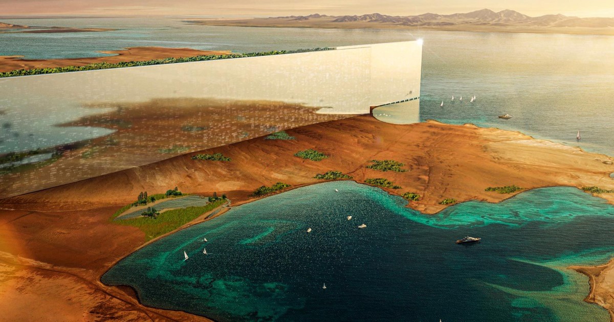 As Saudi Arabia's 100-Mile Skyscraper Crumbles, They're Replacing It With the Most Desperate Thing Imaginable