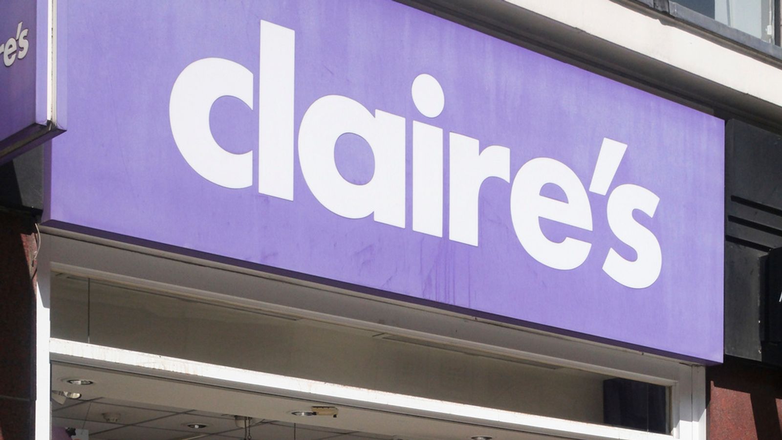 A Claire's store in London. File pic: AP