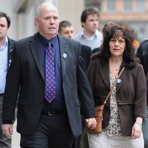 Barry and Margaret Mizen, the parents of Jimmy Mizen, arriving at the Old Bailey in 2009. Pic: Reuters
