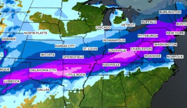 How much snow are you getting this weekend? See how many inches you're forecast to get in the winter storm.