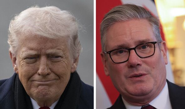 Trump and Starmer Trump and Starmer