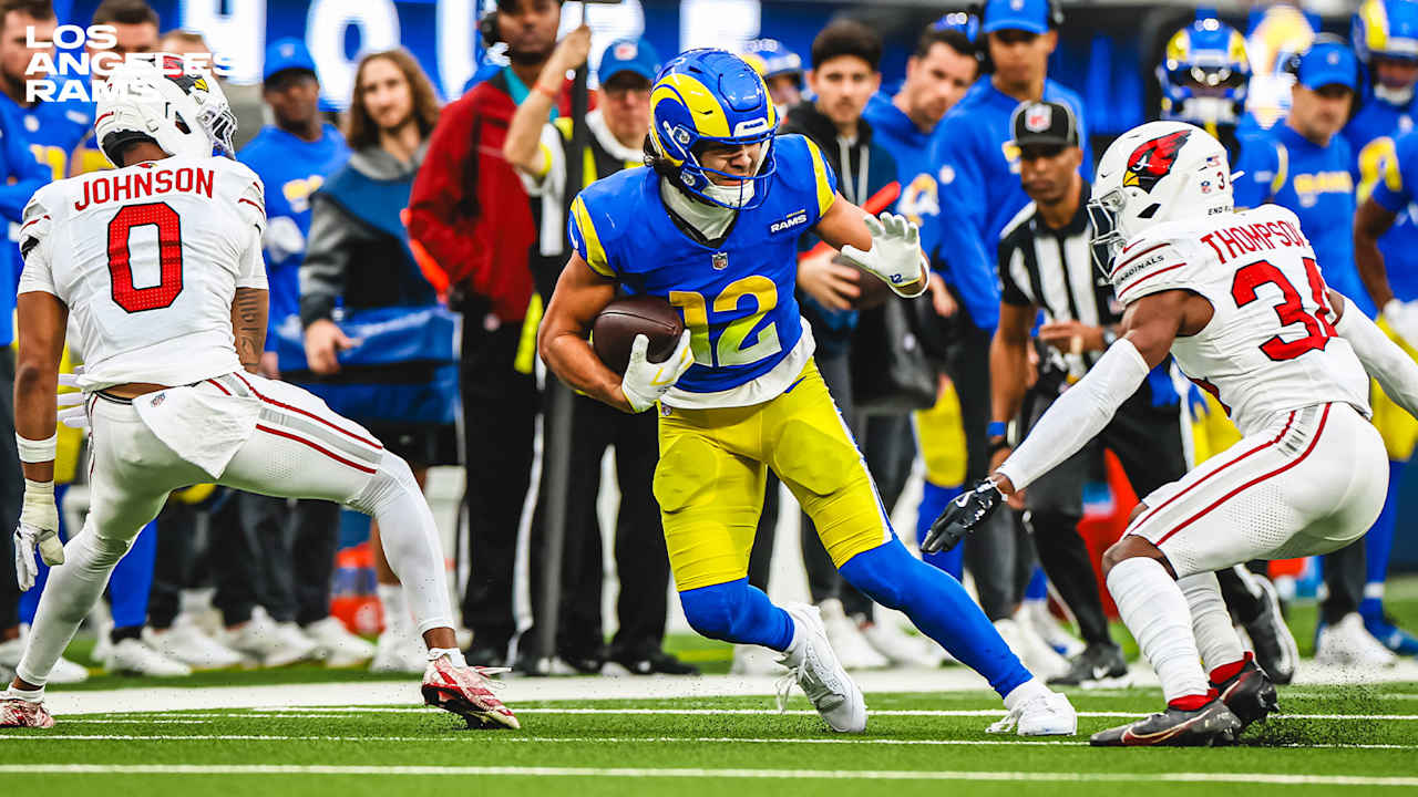 Rams wide receiver Puka Nacua surpasses Randy Moss for second-most receiving yards by a player in their first three seasons in NFL history, trailing only Justin Jefferson