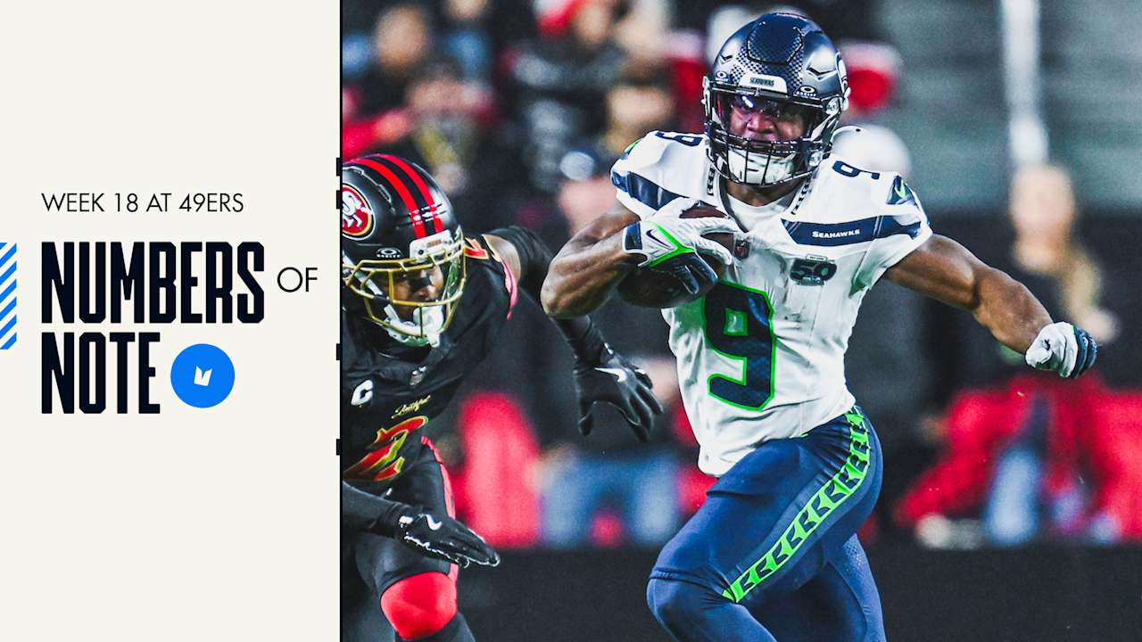 12 Numbers Of Note From The Seahawks’ Week 18 Win Over The 49ers - Seattle Seahawks