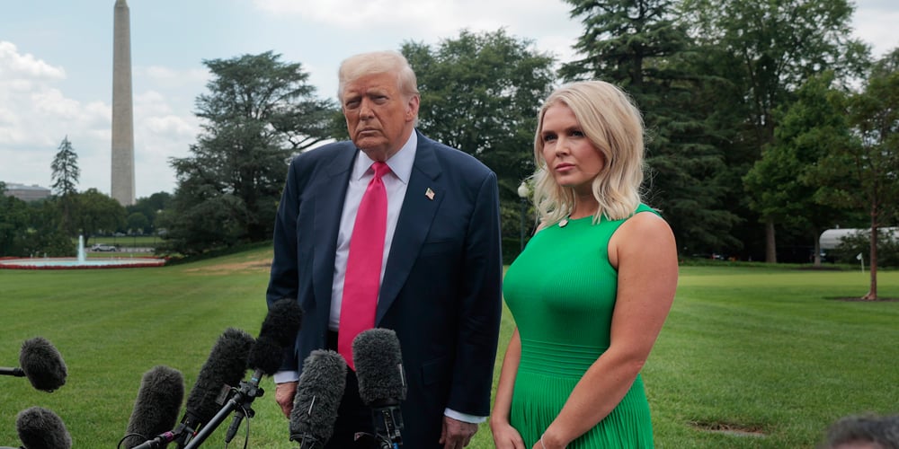 Karoline Leavitt Caught on Tape Warning CBS ‘We’ll Sue Your A– Off’ If They Didn’t Air Trump Interview in Full | CBS, CBS Evening News, Donald Trump, Karoline Leavitt, Kim Harvey, Politics, Television, Tony Dokoupil | Celebrity News and Gossip | Entertainment, Photos and Videos