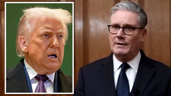 Donald Trump Sir Keir Starmer Donald Trump Sir Keir Starmer