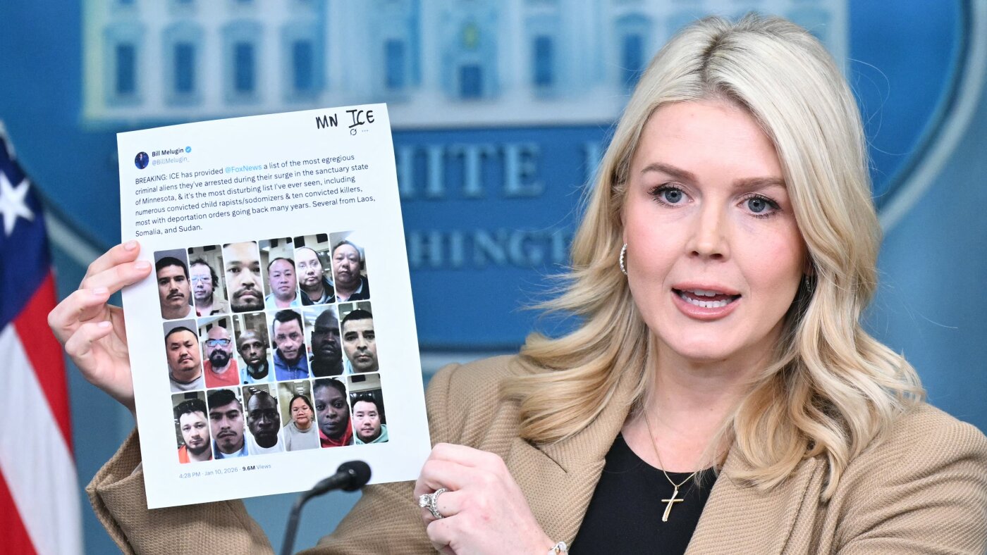 How the Trump administration is using social media content to govern : NPR