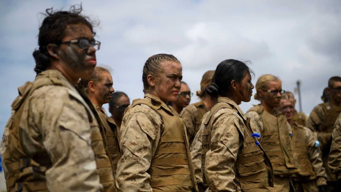 Pentagon to review women in ground combat positions : NPR