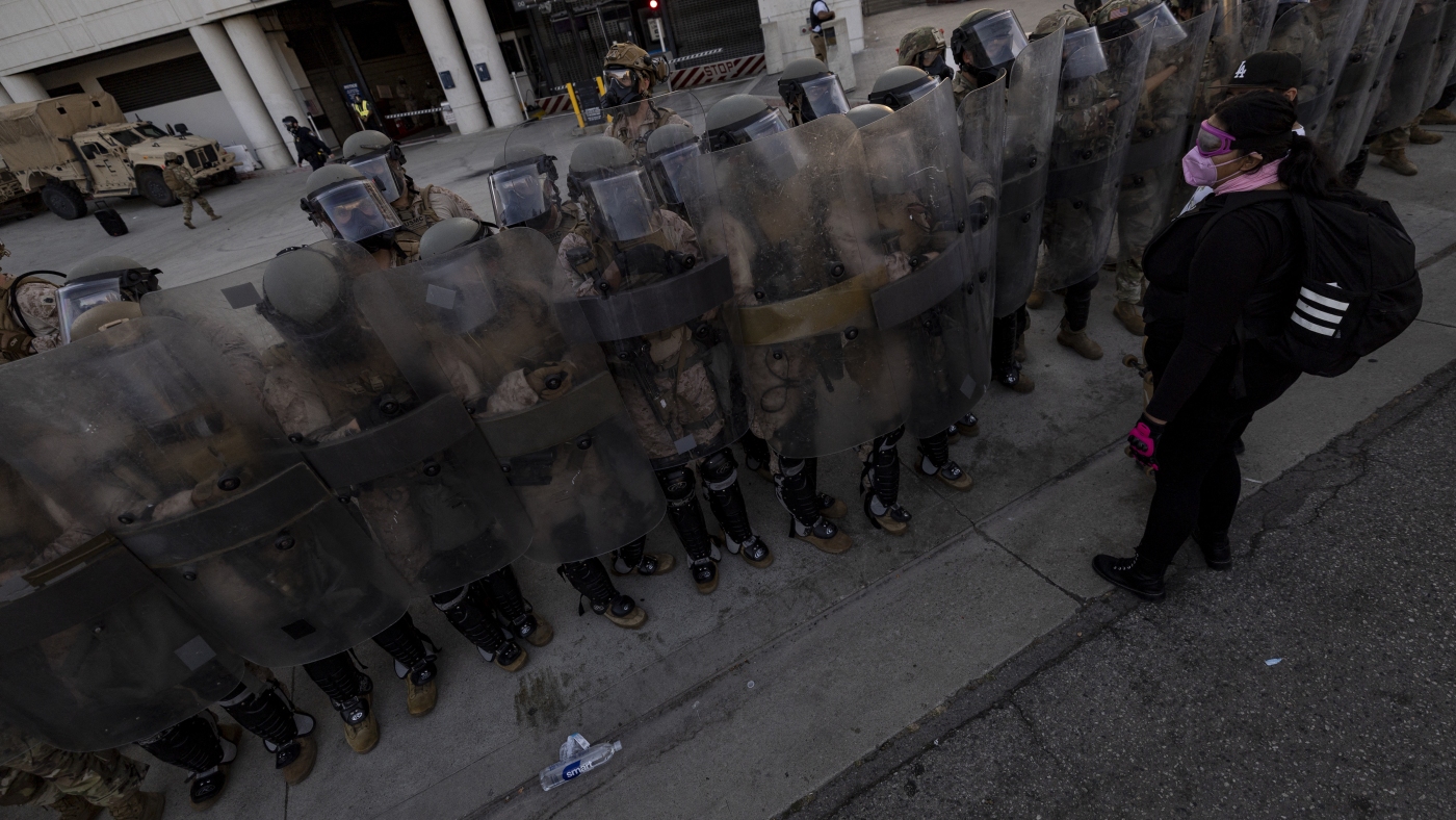 Trump to drop National Guard push in 3 cities : NPR