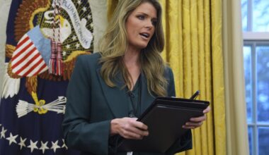 Lindsey Halligan leaves DOJ post after failed Comey, James cases : NPR