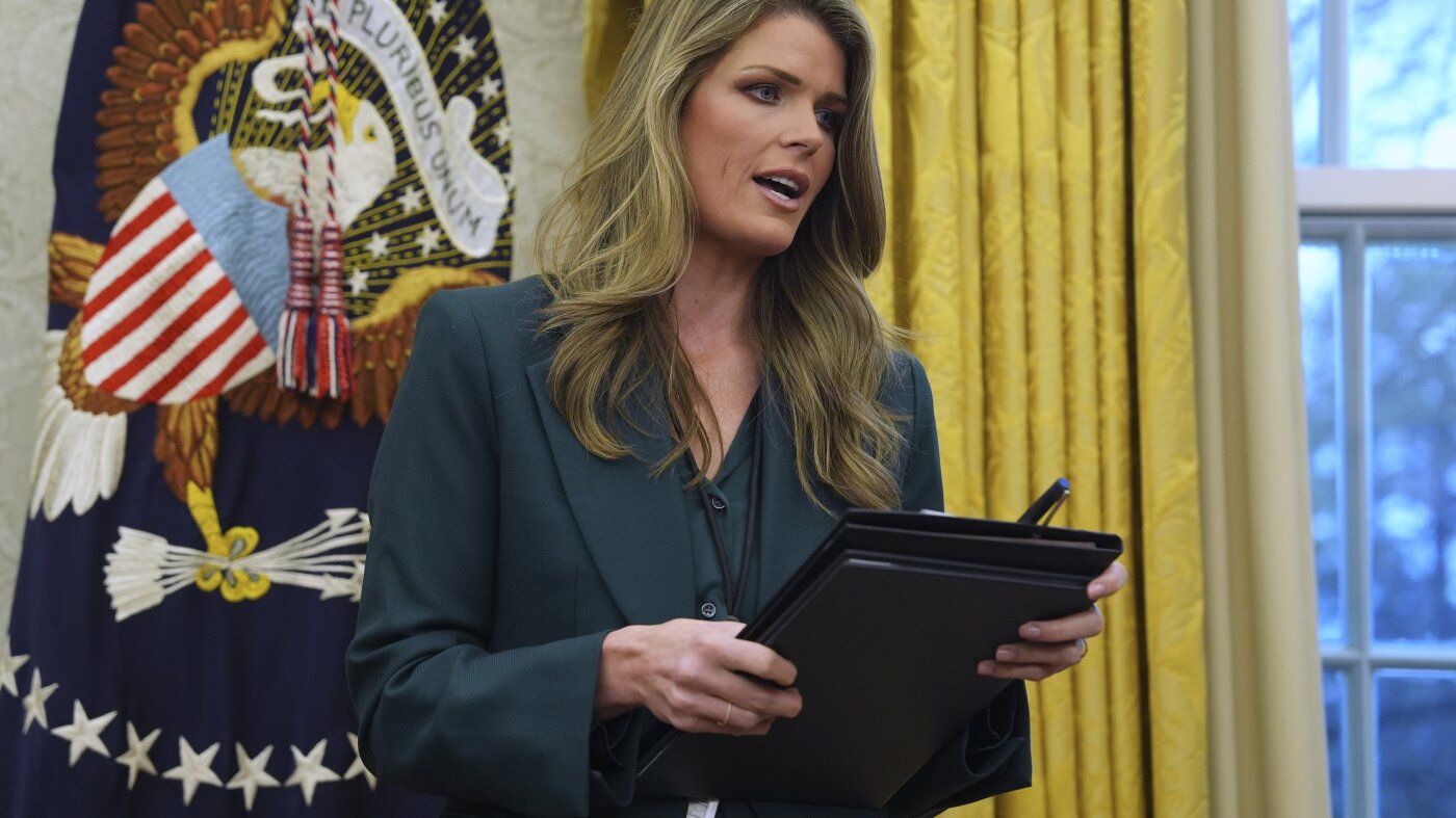 Lindsey Halligan leaves DOJ post after failed Comey, James cases : NPR