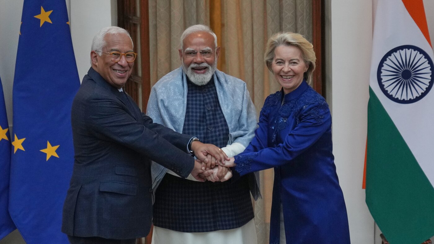 India and EU clinch 'mother of all deals' in free trade agreement : NPR