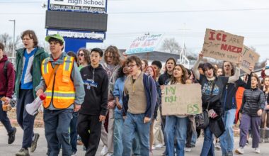 Austin businesses and students join nationwide ICE protest