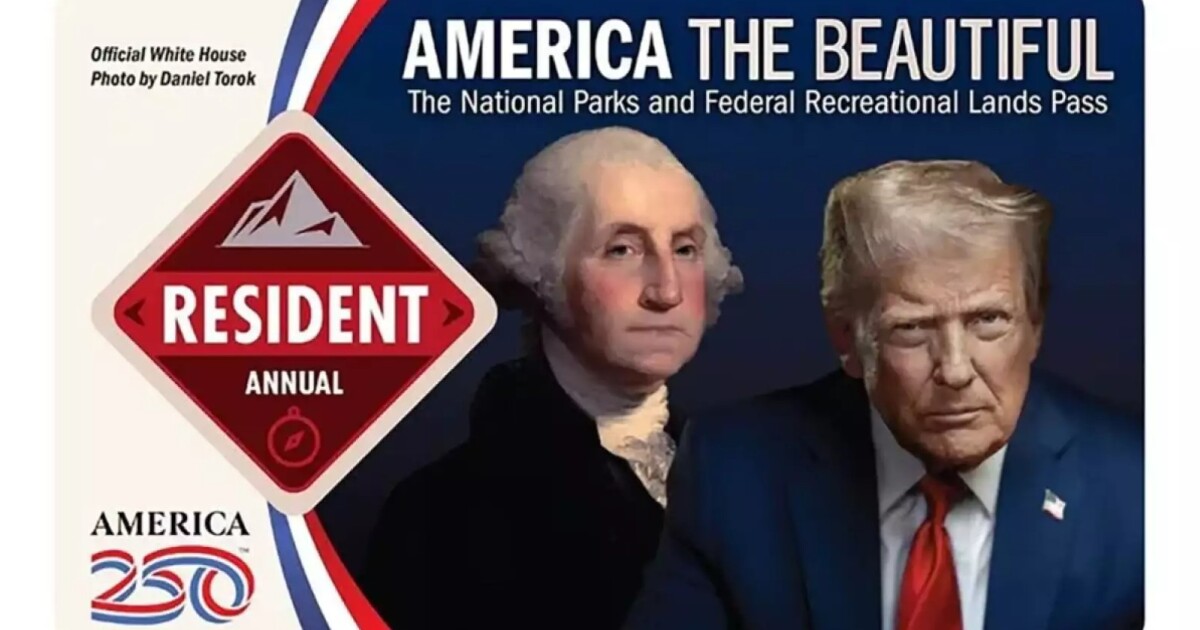 National Park Service will void passes with stickers over Trump's face