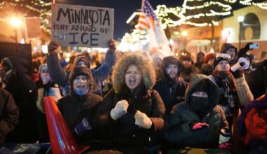 Minneapolis streets echo with protests against immigration raids