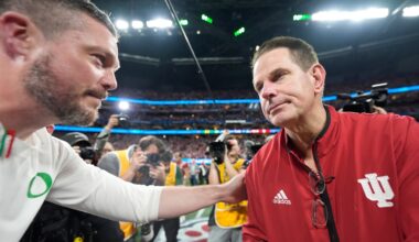 Dante Moore and the Oregon Ducks self-destruct in 56-22 Peach Bowl loss to No. 1 Indiana