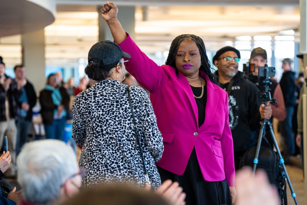 Nekima Levy Armstrong arrested for leading protest at a Minnesota church