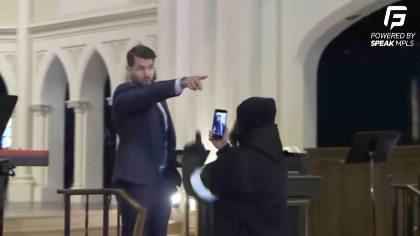 DOJ vows to press charges after activists disrupt church where Minnesota ICE official is a pastor