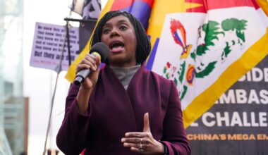 Opponents protest against China's planned UK 'mega embassy' as decision deadline loons