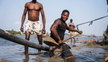 Sand dredging reshapes Lagos, Nigeria, and creates peril