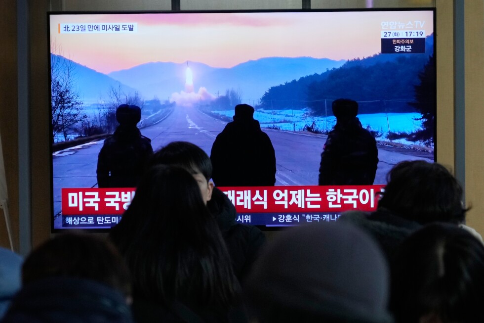 North Korea launches ballistic missiles toward sea
