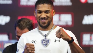 Nigerian authorities say British boxer Anthony Joshua released from hospital after road crash