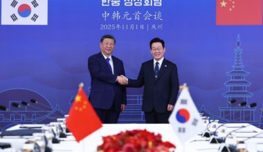 South Korean president visits China following Beijing's rising tensions with Japan over Taiwan