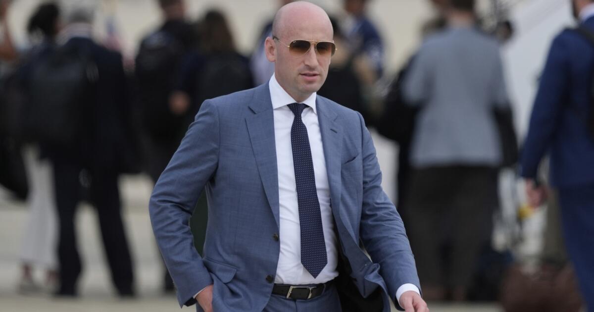 Commentary: Trump says he wants to get rid of 'the worst of the worst.' Start with Stephen Miller