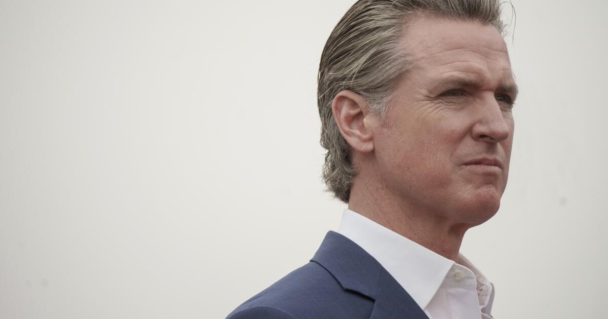 Gavin Newsom says White House blocked him from speaking at global forum in Davos