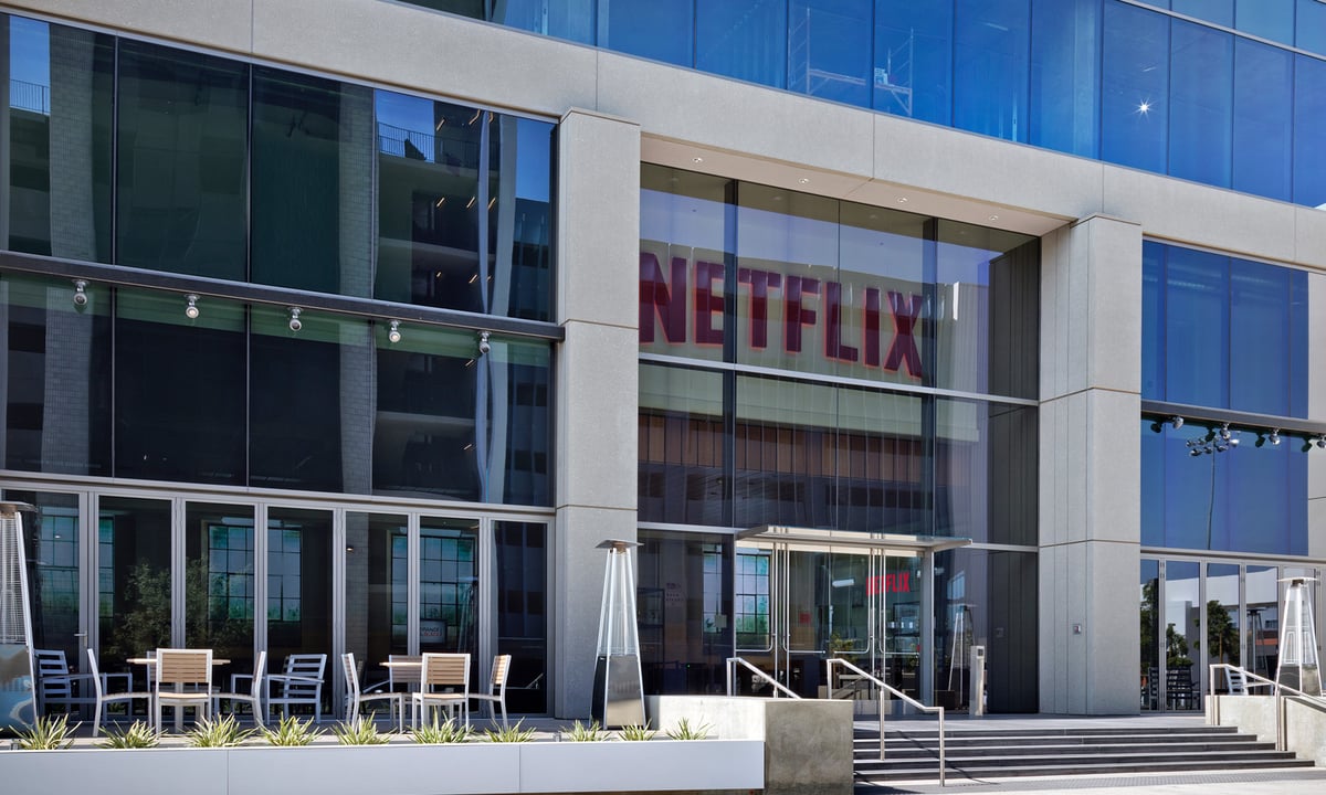 Netflix headquarters building.