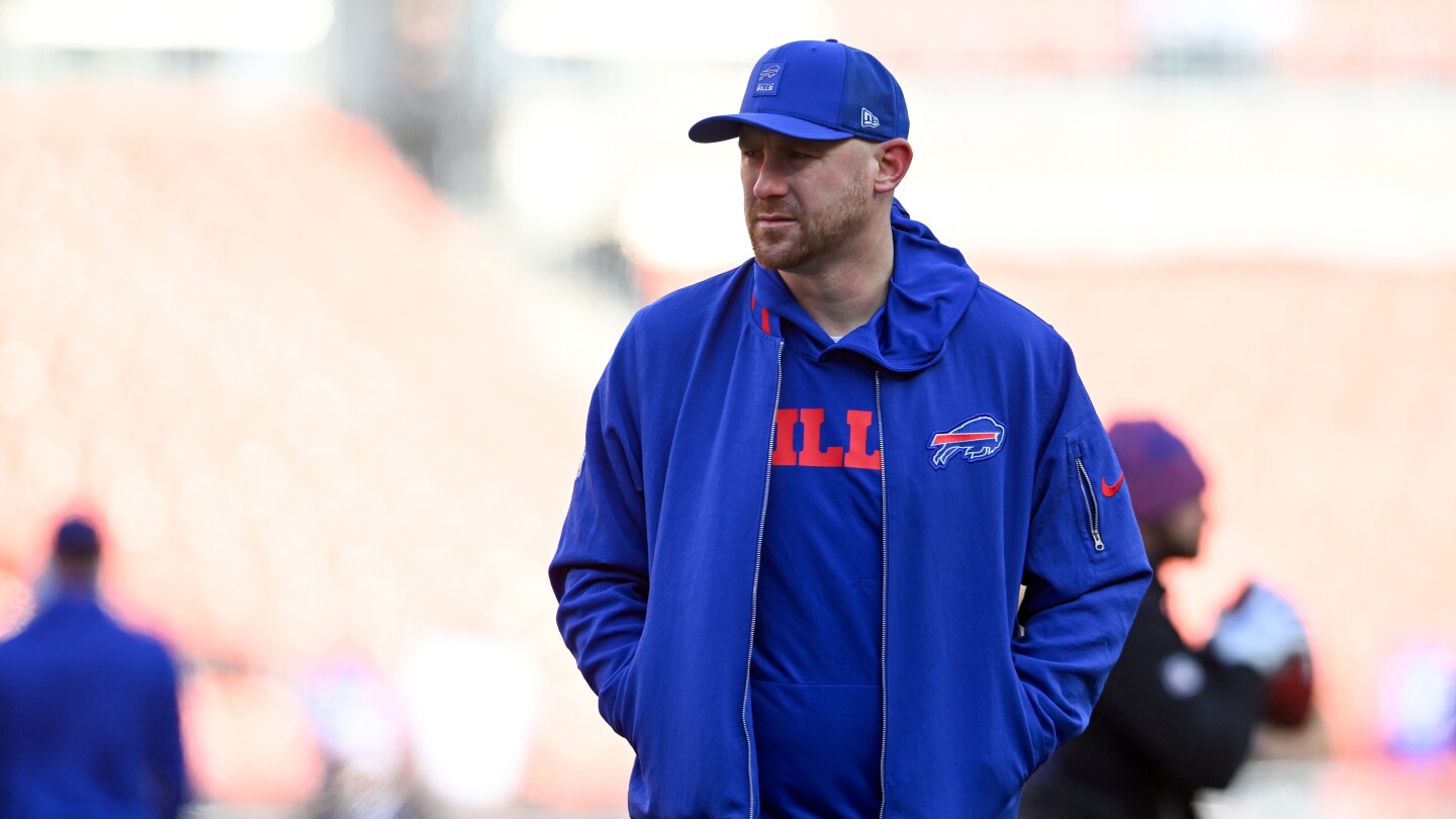 Bills promote Joe Brady from offensive coordinator to head coach
