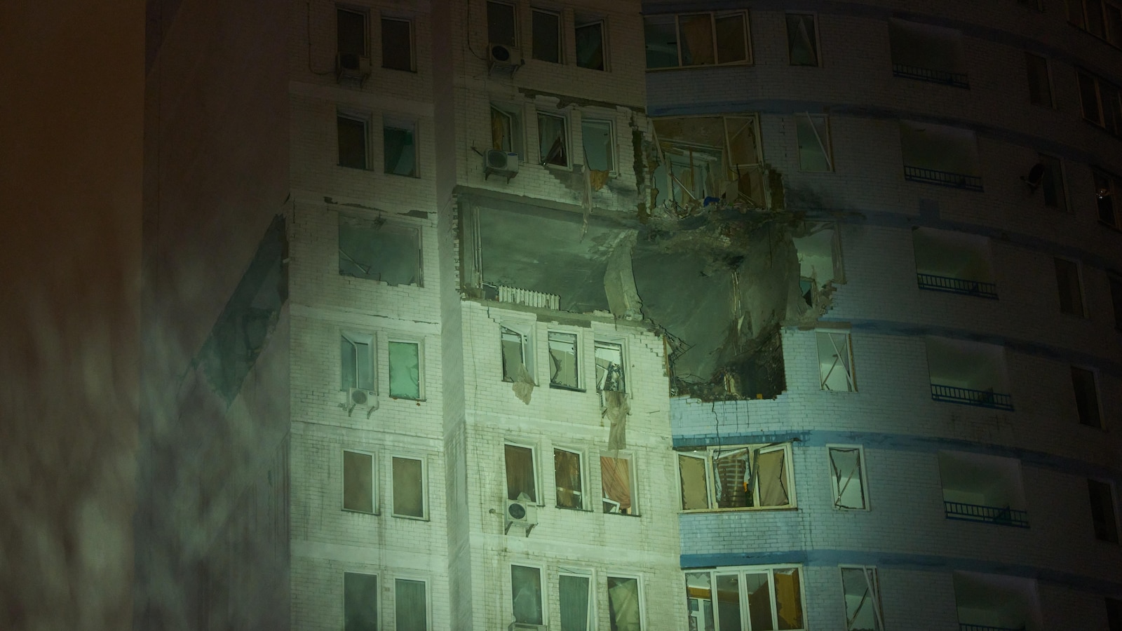 Ukrainian drones set fire to Russian oil depot after Moscow launches new missile