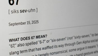Viral '6-7' tops 2025 list of overused words and phrases